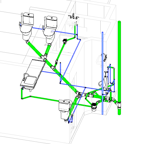 modelagem 3D MEP, REVIT